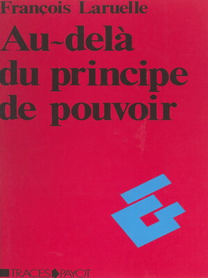 cover image of Au-delà du principe de pouvoir